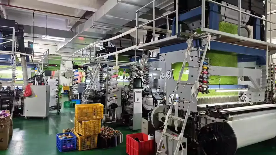 Computer weaving production line at SAIM Label