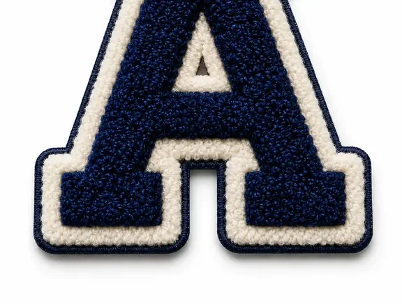 Custom Wholesale Factory Price Chenille Patches Varsity Letter Numbers Iron on Towel…