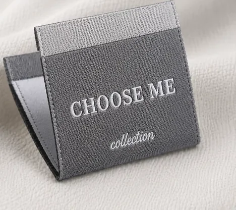 High Density Custom Design Woven Labels for Clothing Shoes & Bags for Jeans Garment…