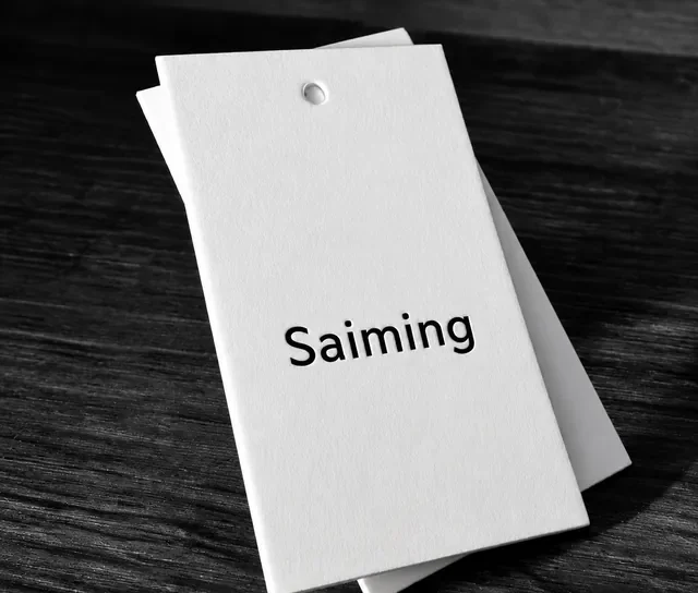 Premium Eco-Friendly Customizable Garment Hang Tags Paper Brand Labels for Clothing Size…