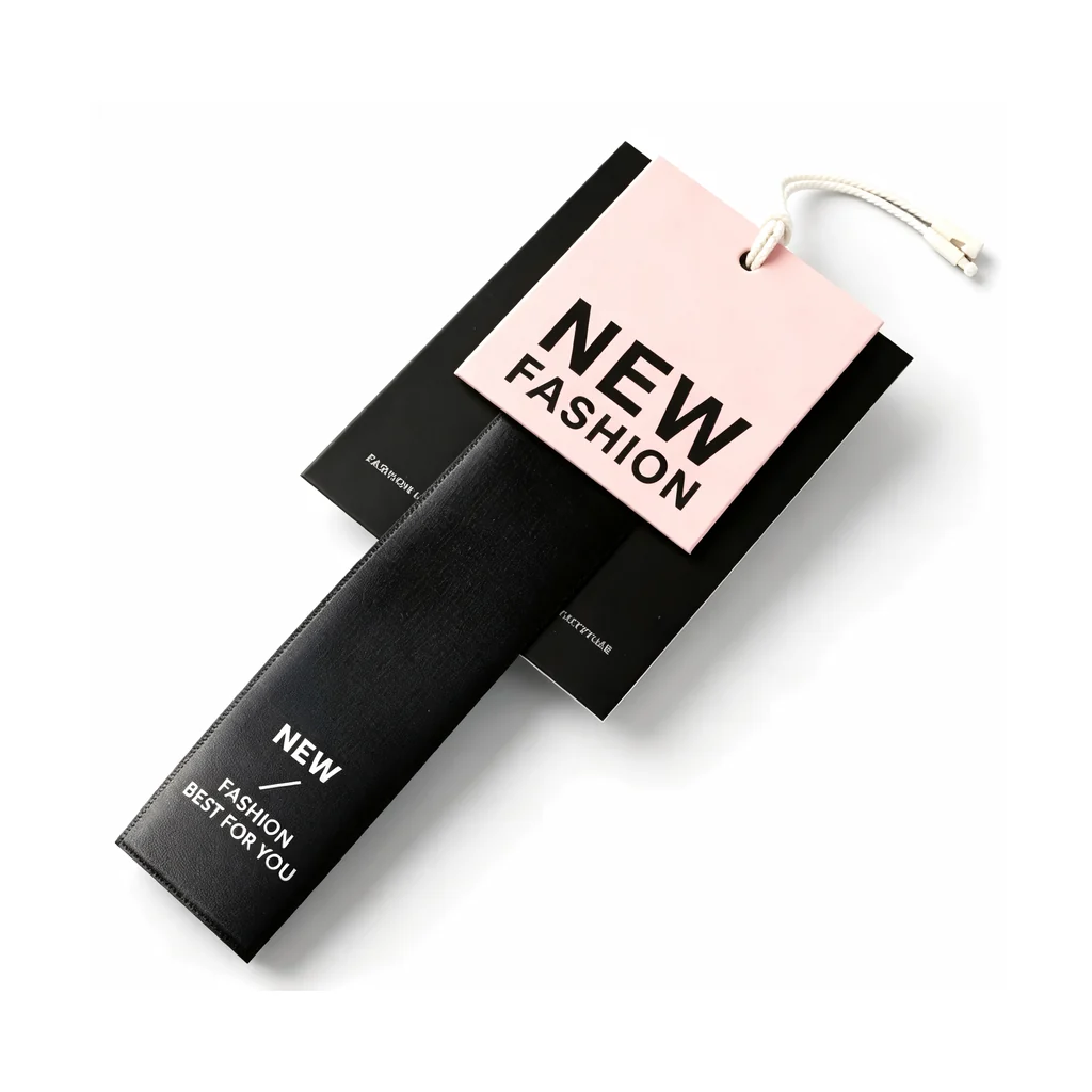Custom apparel hang tag style 022 for brand trim programs