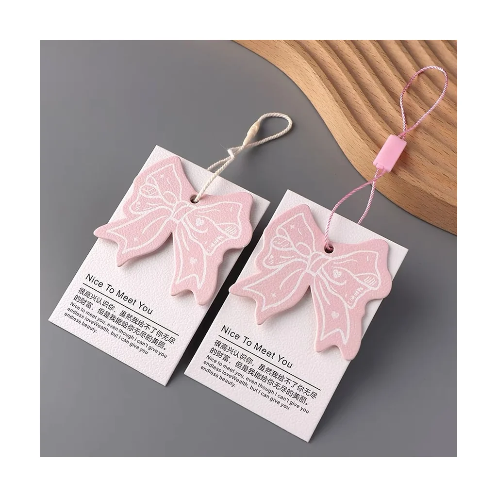 Custom apparel hang tag style 039 for brand trim programs