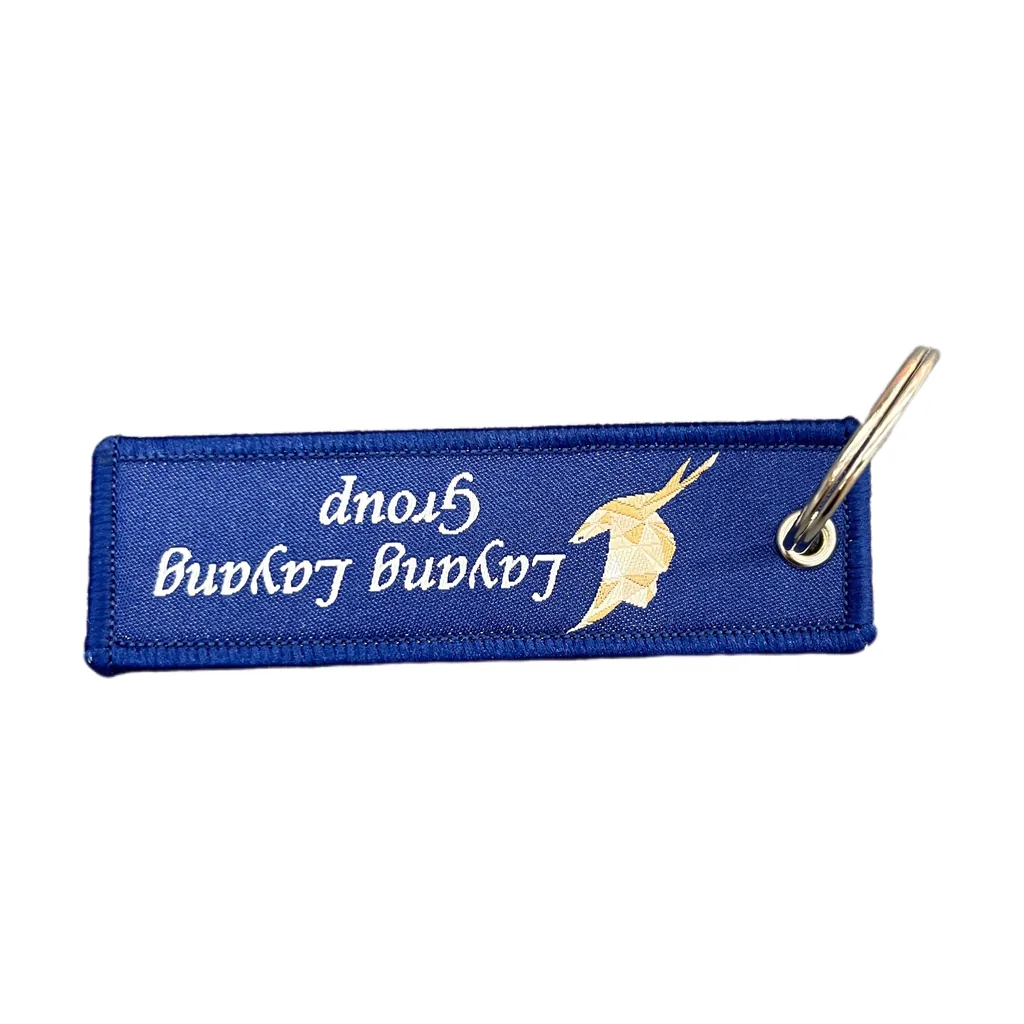Custom fabric key tag for brand and event merchandise
